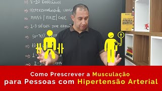 Como Prescrever a Musculação para Pessoas com Hipertensão Arterial [upl. by Yenar]