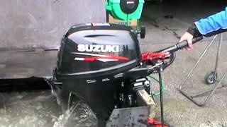 suzuki 15hp fuel injected [upl. by Atsirhcal712]