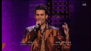 6 Cameron Cartio  Roma Melodifestivalen 2005  Deltävling 2 [upl. by Ainotal]