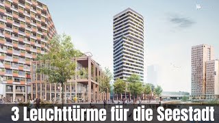 3 neue Leuchttürme für die Seestadt [upl. by Asteria]