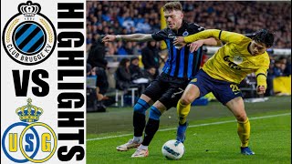 Club Brugge v Union Saint Gilloise PES 2021 GAMEPLAY [upl. by Starlene]