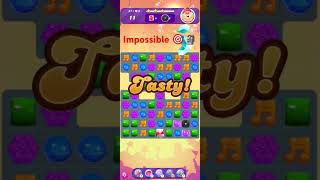 Impossible 🎯🗿candy crush candy crushgame gameplaysubscribe [upl. by Pinckney]