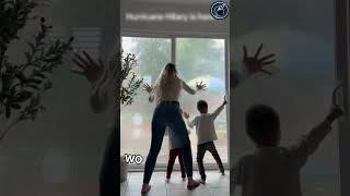 These two children were trying to open the door in middle of a storm 😱🫡 respect shorts ytshorts [upl. by Irollam]