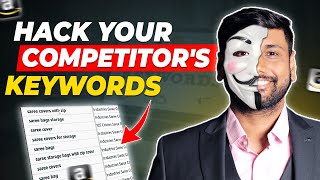 Free Tool To Find Top Keywords Of Your Competitors  Amazon fba India [upl. by Buell]