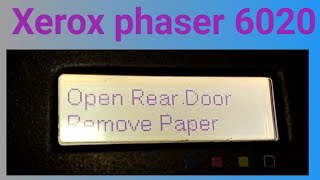 How to Remove Error Paper jam in Xerox phaser 6020 Printer  Daily New Solutions [upl. by Rog]