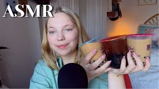 ASMR  Drinking Bubble Tea boba sounds whispering [upl. by Lap697]