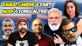 Rahul Gandhis Partying  Modis Foreign Trip  SSS Podcast [upl. by Idnas]