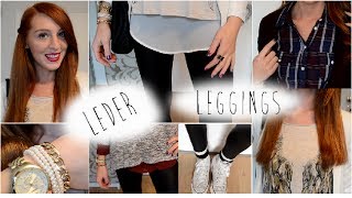 Wintertrend LEDER Outfits mit TheBeauty2go [upl. by Uolymme]