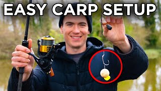 Starting Carp Fishing  How To Set Up A Carp Rod [upl. by Gilcrest]