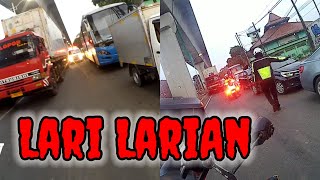 Harus Sopan  ESCORTING AMBULANCE Edo Motovlog [upl. by Anirec421]