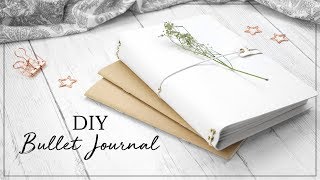 DIY Bullet Journal  Travelers Notebook Style [upl. by Nahoj]