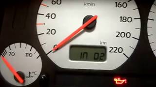 changing TOTAL km in Golf mk3 tacho 81kW AFN MotoMeter [upl. by Eentrok]