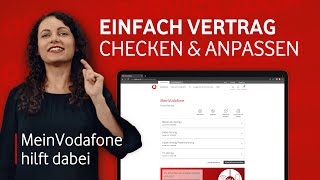 MeinVodafone Rechnung einsehen amp Vertragsdaten ändern  ServiceZoom [upl. by Bornie151]