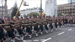 Home Coming Parade 2nd Battalion The Regiment of Scotland 2 Scots [upl. by Bunny]