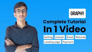 How To Create Website On Graphy Complete Tutorial In 1 Video  Graphy by unacademy tutorial [upl. by Anitniuq]