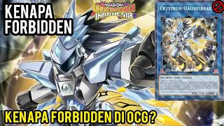 Alasan Crystron Halqifibrax Masuk Forbidden di YuGiOh [upl. by Cairistiona]