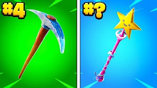 Top 10 Most Popular Fortnite Pickaxes [upl. by Durwood646]