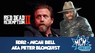 Red Dead Redemption 2s Micah Bell  Peter Blomquist Interview  MCM ComicCon Birmingham [upl. by Stannwood814]