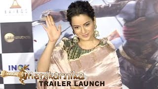 Manikarnika Movie Trailer Launch  Kangana Ranaut  Vijayendra Prasad  Silly Monks [upl. by Saretta]