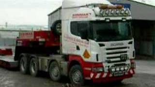 2 Scanias Heavy Haulage Lorries [upl. by Latouche915]