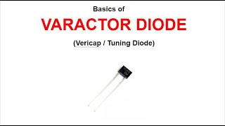 Basics of Varactor Diode Capcitance tolerance range Capacitance ratio [upl. by Pontius]