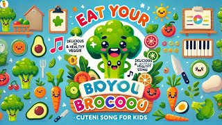 Eat Your Broccoli  A Delicious and Healthy Veggie Song  Cuteni Song For Kids  Healthy Eating all [upl. by Annahs]