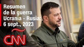 Resumen en video de la guerra Ucrania  Rusia 6 de septiembre de 2023 [upl. by Bouchier588]