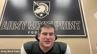 Army PostPractice 86 Video Interview  RB Jake Rendina [upl. by Acsot]