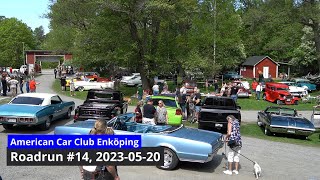 American Car Club Enköping  Roadrun 14  2023 [upl. by Adnolrehs40]