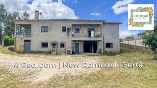 €520000 4 Bedroom  New Remodel  Serta  Central Portugal Home for Sale [upl. by Bearce317]