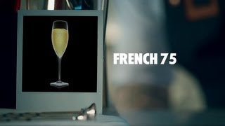 FRENCH 75 DRINK RECIPE  HOW TO MIX [upl. by Doolittle]