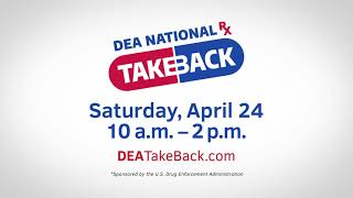 DEATakeBack National Prescription Drug Take Back Campaign 6 sec CC [upl. by Jedlicka]