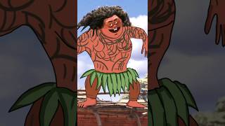 Funny Maui  Moana 😂🤣 drawingmeme moana funny [upl. by Ellen]