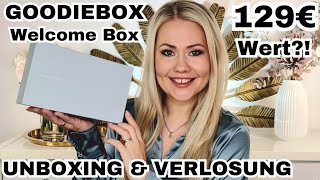 GOODIEBOX Welcome Box Januar 2024  Unboxing amp Verlosung [upl. by Phyllis481]