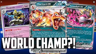 UPDATED Charizard ex Deck is READY TO WIN THE WORLD CHAMPIONSHIP  Pokemon TCG Deck List  Matches [upl. by Savdeep]