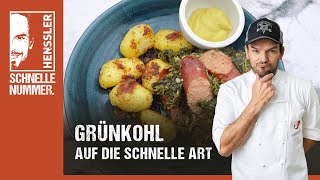 Schnelles Grünkohl auf die schnelle Art Rezept von Steffen Henssler [upl. by Ocirne]