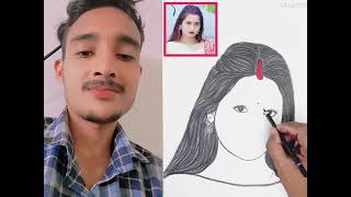 Kajal raghwani sketch artist reaction video kajalraghwani artist reactionvideo [upl. by Assyla]