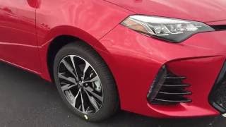 2017 Toyota Corolla SE vs 2016 Corolla LE and S Start up and walk around Comparison [upl. by Afnin802]