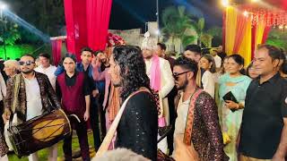 Deep New Star Punjabi Dhol Group Marriage Function Grooms Entry Panipat Haryana 2024 [upl. by Pleasant]