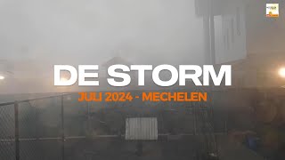 Verwoestende Storm Treft Mechelen Hoogspanningsmasten en Kerk Verwoest [upl. by Bianka711]