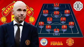 Must Win ✅ Community Shield 2024 Final  Man city vs Man united  Man united Potential Lineup [upl. by Ain]