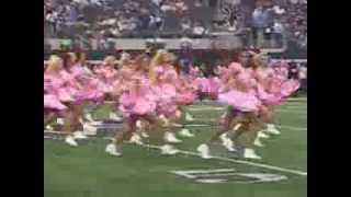 Dallas Cowboys Cheerleaders halftime performance for Breast Cancer Awareness Month 10613 [upl. by Dust]