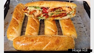 Homemade Hoagie Roll  Sandwich Roll  With Easy Step [upl. by Durrell]