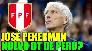 FPF SE HABRÍA REUNIDO CON PÉKERMAN PARA QUE SEA EL NUEVO ENTRENADOR DE LA SELECCION PERUANA [upl. by Jump]