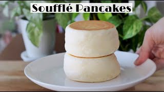 Fluffy Japanese Souffle Pancakes Recipe  Extended version with tutorial [upl. by Ayirp]