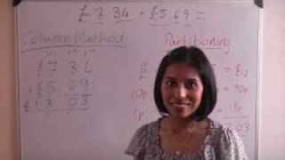 Partitioning Method Addition of Decimal Numbers  Key Stage 2 Maths Help [upl. by Nirret]