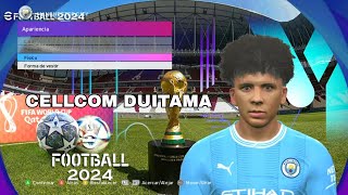 Face Rico Lewis Manchester City para Pes 2024 XBOX 360 RGH [upl. by Ahsirtal]