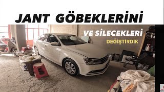 VW JETTA PARCALARI YENILIYORUZ  SILECEKLERI VE JANT GOBEKLERINI DEGIŞTIRDIM  FAR AYARI YAPTIK [upl. by Yves]