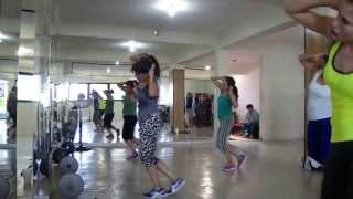 GIMNASIO LORENA Clase de gimnasia reductiva Musica cristiana [upl. by Niffirg953]