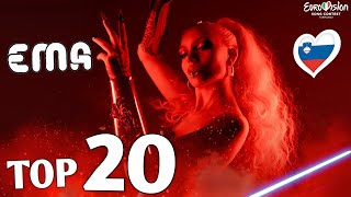 EMA 2022  My Top 20 Slovenia 🇸🇮 Eurovision 2022 [upl. by Nived]